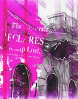 Plakat - Collage Architecture pink
