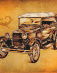 Poster - Classic car Sepia Illustration 32