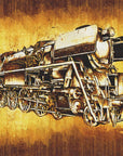 Plakat - Train - Sepia Illustration 58