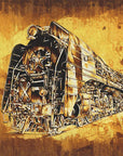 Plakat - Train - Sepia Illustration 78