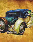 Poster - Classic Car - Sepia Illustration 84