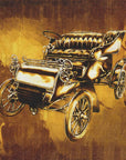 Poster - Classic Car - Sepia Illustration 86