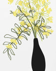 Poster - Yellow blooms in a vase