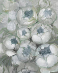 Plakat - Nuria bouquet of peonies in teal and green