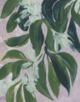 Plakat - Yoon leaves in pink