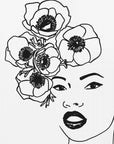 Plakat - Anemone portrait