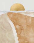 Plakat - Gold sand dune