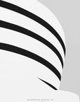 Poster - Minimal Guggenheim museum