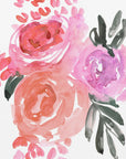 Plakat - Maeko loose watercolor florals I