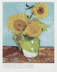 Plakat - Vase With Three Sunflowers - Admen.dk