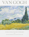 Plakat - Wheat Field With Cypresses - Admen.dk
