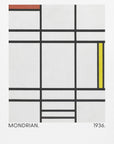 Plakat - Composition in White, Red, and Yellow 1936 - Admen.dk