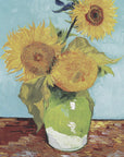 Plakat - Vase With Three Sunflowers - Admen.dk