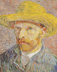Plakat - Self Portrait With Straw Hat - Admen.dk