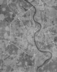 Plakat - Gray vintage map of Köln Germany