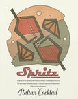 Poster - Geometrical spritz print