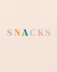 Plakat - Colorful Snacks Word