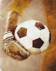 Plakat - Vintage Soccer Goalie