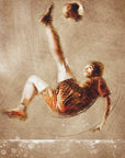 Plakat - Soccer Bicycle Kick