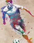 Plakat - Dynamic Soccer Player