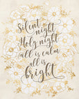 Poster - Silent night - vintage vanilla