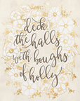 Poster - Deck the halls - vintage vanilla