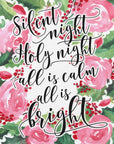 Poster - Floral silent night