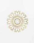 Poster - Gold lace snowflake (1)
