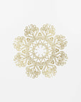 Plakat - Gold lace snowflake (2)