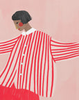 Plakat - The Woman With the Red Stripes - Bea Müller