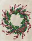 Plakat - Holly wreath