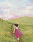 Plakat - Girl in a meadow