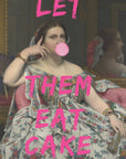 Plakat - Let Them Eat Cake, Bubble Gum Vintage Portrait