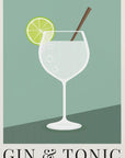Plakat - Gin & Tonic