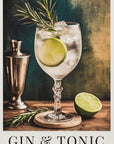 Plakat - Gin & Tonic