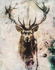 Plakat - Deer Ink Illustration 02
