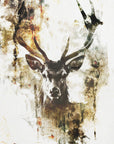 Plakat - Deer Ink Illustration 01