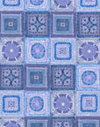 Poster - Granny squares blanket in blue