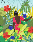Plakat - Din 87 Walking In My Greenhouse - Admen.dk