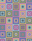 Poster - Colorful digital grandma squares II