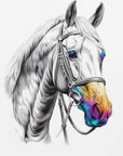 Poster - Horse Wild Tribal Illustration Art 03