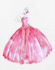 Poster - Beren fashion illustration