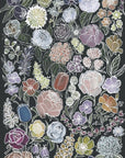 Poster - Ragni moody flowers in white