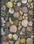 Poster - Ragni moody flowers in gold
