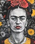 Plakat - Frida Portrait 5 - Admen.dk