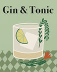 Plakat - Gin & Tonic