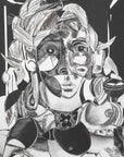 Plakat - black and white