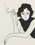 Plakat - Smoking Babe