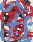 Poster - Dry directional strokes abstract 02