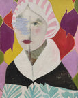 Plakat - Woman With a Pink Hat